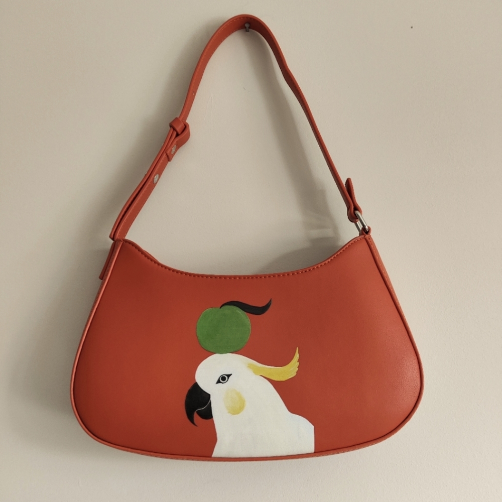 MOTF bird motif shoulder bag